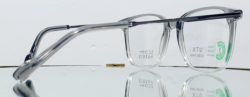 SCOTT HARRIS SHX-014 C3 Eyeglasses SMOKE FADE/GRAPHITE New Plastic 55-18-145 gallery