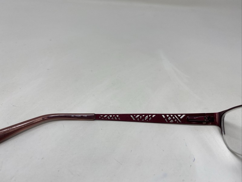 Bellissima BL 1029 3300 49-15-135 Burgundy Half Rim Metal Eyeglasses Frame :986 gallery