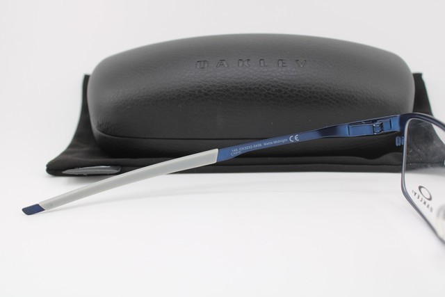 NEW OAKLEY OX3232-0454 BASE PLANE MIDNIGHT BLUE GREY AUTHENTIC EYEGLASSES 54-17 gallery