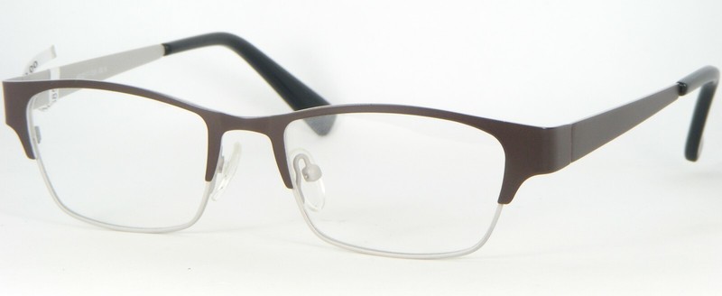 Sunoptic M386C BROWN /WHITE EYEGLASSES GLASSES METAL FRAME 48-17-135mm