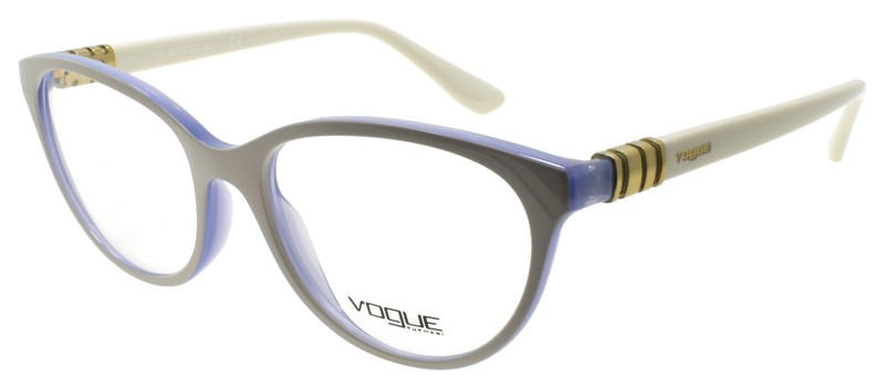 Vogue VO 5153 2594 Women’s Eyeglasses Frames Cat Eye 53-17-140 Beige / Azure