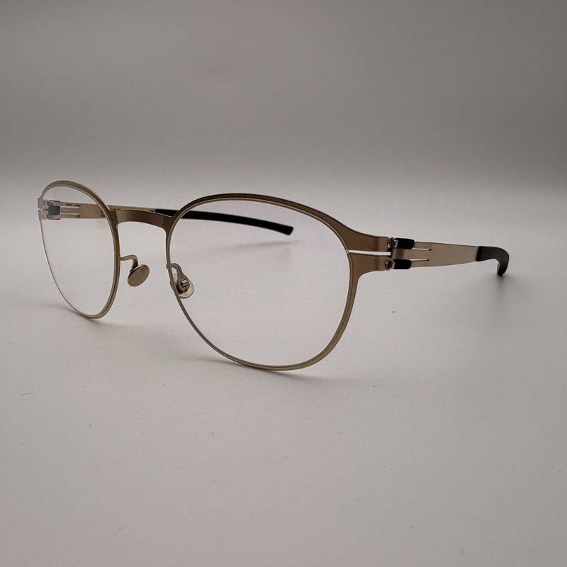 New ic! berlin ONONO T21-18-4 Champagne Titanium Luxury Eyeglasses Germany 51mm