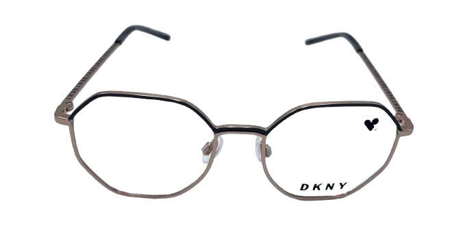 Women DKNY DK1029 014 Grey/Gold Eyeglasses Lens Replacement Recommended gallery