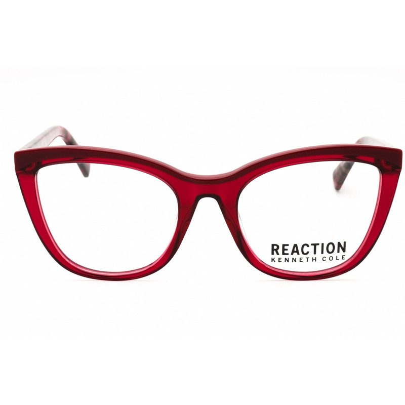 Kenneth Cole Reaction Women's Eyeglasses Shiny Bordeaux Cat Eye RN50006 069 gallery
