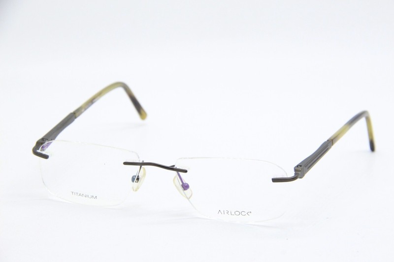 ARLOCK PRESTIGE 200 210 BRONZE OLIVE AUTHENTIC EYEGLASSES FRAMES 54-18