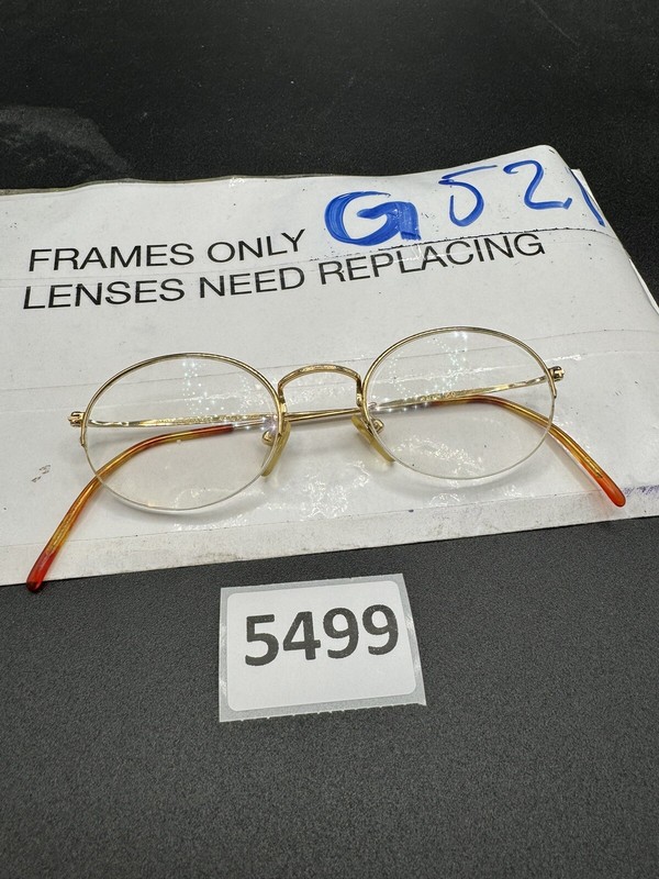 GREAT VINTAGE USED PAPA HEMINGWAY EYEGLASSES MADE IN JAPAN 17-510 47-21