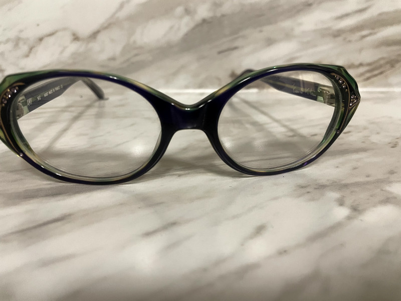 Francis Klein "AMY N12" HAND MADE IN FRANCE BRAND NEW EYEGLASSES WITH CASE gallery