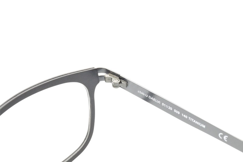 SKAGA 2540-U DAELVI 509 Gunmetal/Black 51-20-140 Frames TITANIUM ITALY S745 gallery