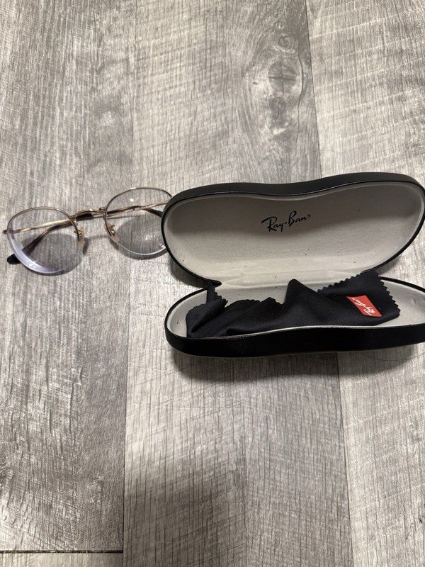 Ray-Ban Gold Round Full Rim Metal Eyeglass Frames Designer Solid gallery