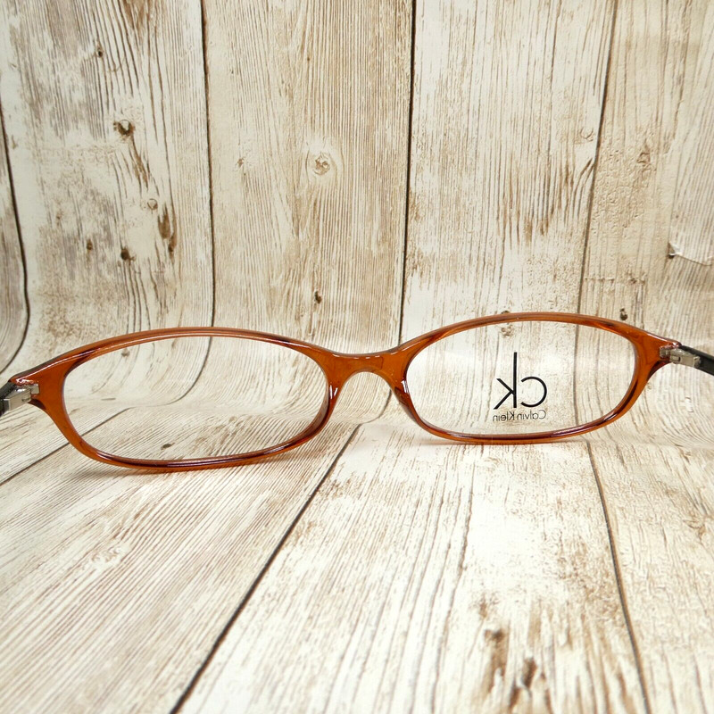 Calvin Klein Java Brown Black Eyeglasses FRAMES - 5504 201 50-15-140 NEW! gallery