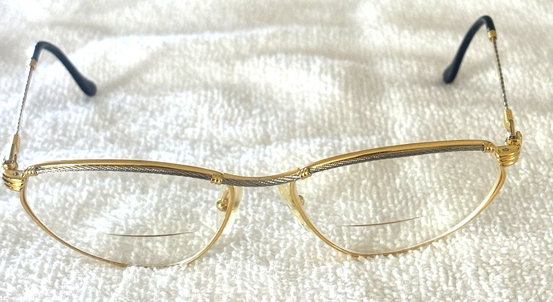 FRED ALIZE GOLD SILVER FRAMES 135 SUNGLASSES Frame Eyeglasses Glasses France