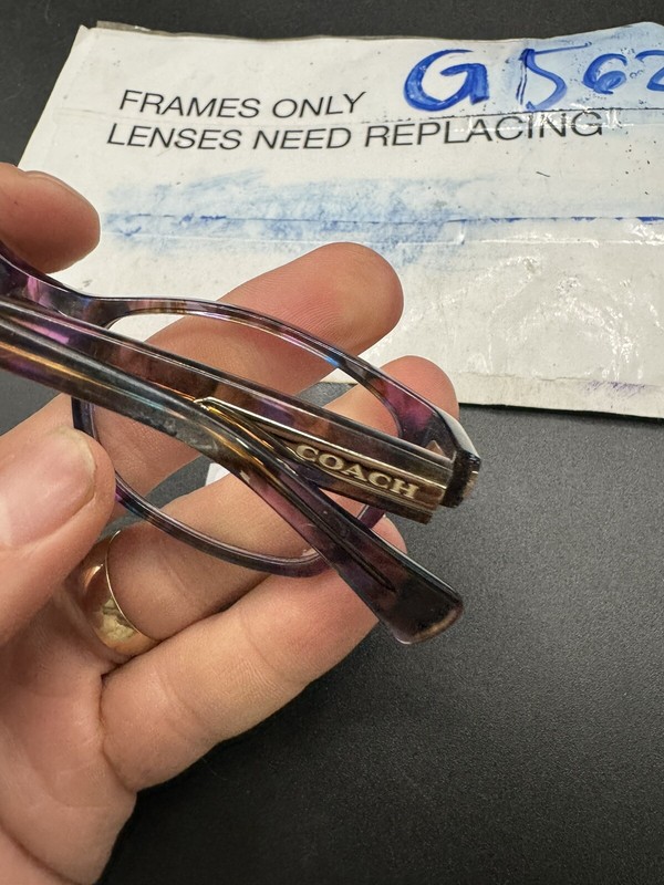 COACH HC 6065 5288 BLUE PURPLE AUTHENTIC EYEGLASSES 49-17 gallery