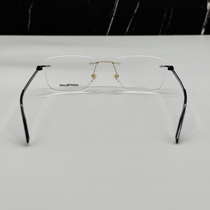 NEW MONTBLANC EYEGLASSES BLACK MEN EYEWEAR MONTBLANC MB0281O 006 gallery