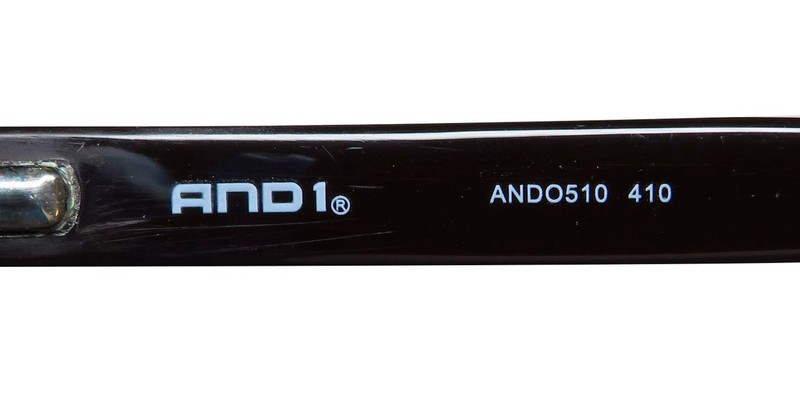 NEW AND1 ANDO510 EYEGLASSES RECTANGULAR BLUE HALF-RIM MENS 56-18-145 410 METAL & gallery