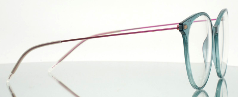 LOOL Cromalyt Zefi PTFU Blue Womens Semi Cat Eye Full Rim Eyeglasses 54-17-145 B gallery
