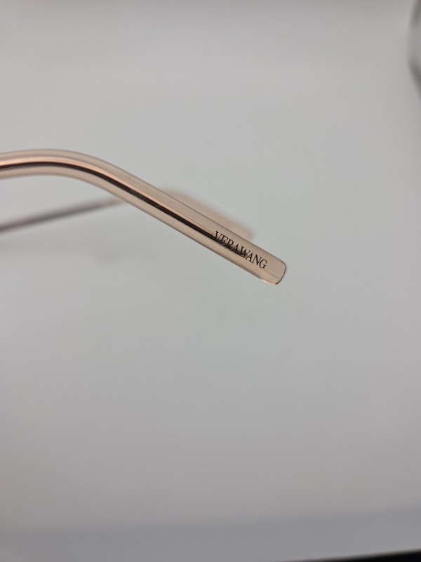 VERA WANG BRIELLE GREY ROSE GOLD EYEGLASSES FRAMES 54-15-140 gallery