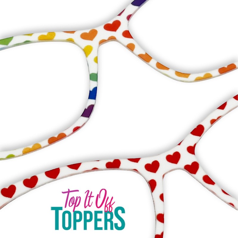 Hearts Design Eyewear Topper (2 Styles) - Available in Any Pair Compatible Frame gallery