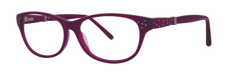 Destiny Carol Eyeglasses Eye Glasses Plum Authentic New 56mm Women