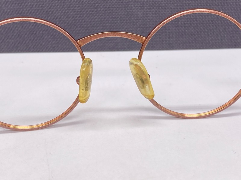 NAF Eyeglasses Frames woman Round Red Blue Multicoloured Metal Lucky France 90er gallery