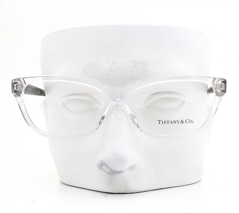 Tiffany Eyeglasses TF2233B 8047 Glasses Clear Gold T Logo Crystals 54mm w/case gallery