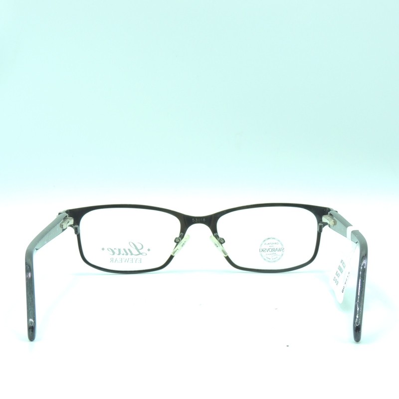 Luxe 348 001 Black Eyeglass Frames 53 18 135 gallery