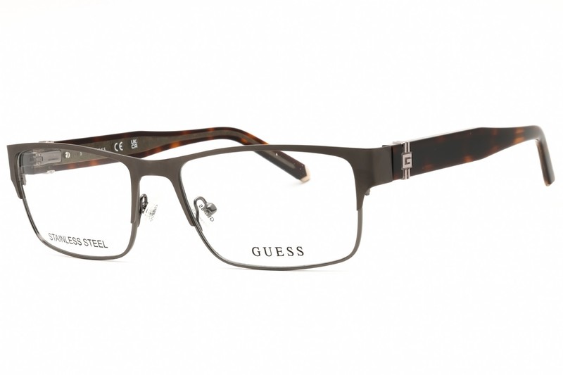 GUESS GU50082-009-56 Eyeglasses Frame Size 56mm 17mm 145mm GUNMETAL Men 8892144