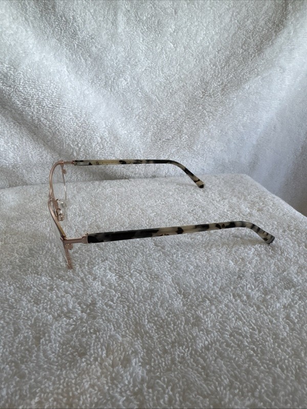 Ted Baker Eyeglasses Frames TW510 BUR Burgundy Tortoise Gold Cat Eye 51-16-135 gallery