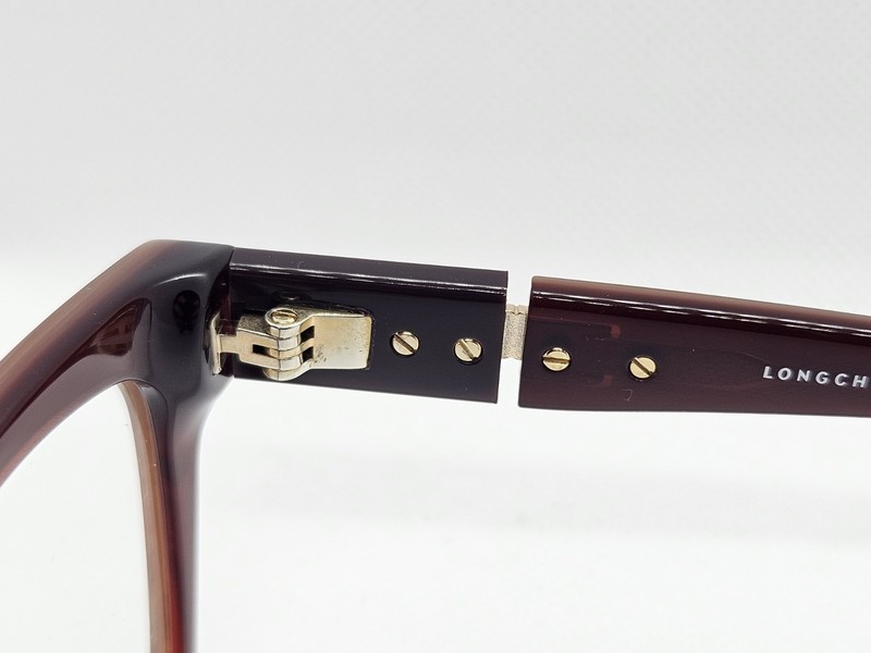 LONGCHAMP LO2697 2697 604 Brown Marble Plastic Eyeglasses Frames 53-16-140 gallery