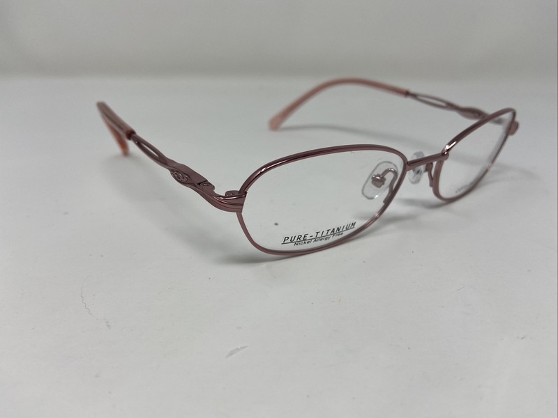 CÔTE D’AZUR Eyeglasses Frames CDA215 03 52-17-135 Pink Full Rim E522 gallery
