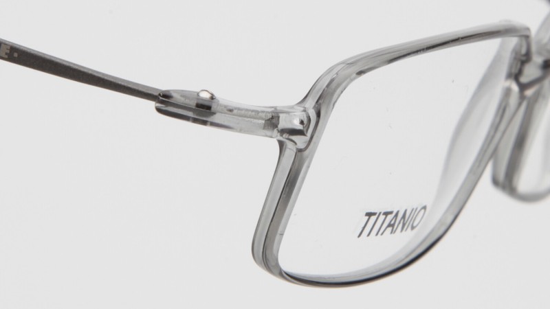 NEW PRINCE TWIST 2 GREY TRANSPARENT EYEGLASSES GLASSES 51-15-135 B29mm Italy gallery
