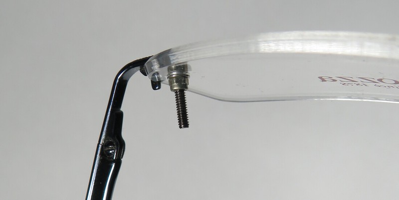 LOZZA VL1396 K14 RECTANGULAR SHAPE RIMLESS FRAME ITALIAN BRAND NAME EYEGLASSES gallery