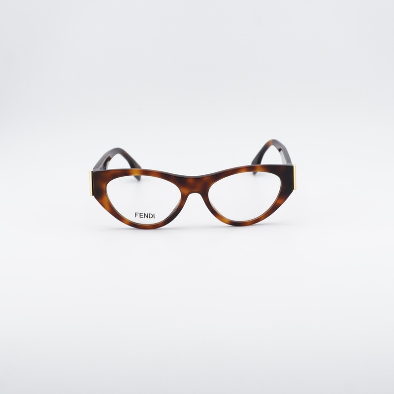 Fendi FE50092I 053 Havana 52mm Eyeglasses New Authentic gallery
