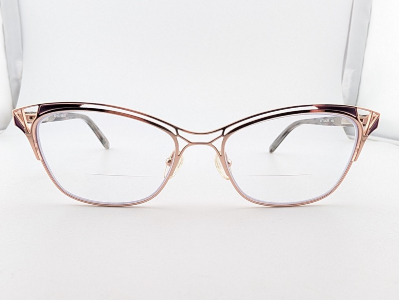 Wittnauer Eyeglasses, Frames Only, Nell, 52-16-135, Metal/Plastic, Rose Gold gallery