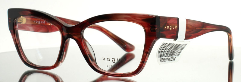 VOGUE VO5523 3089 Red Havana Womens Cat Eye Full Rim Eyeglasses 52-17-140 B:38