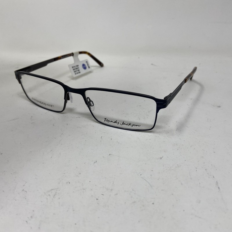 Randy Jackson Eyewear 1064 300 57-18-150 BLUE FLEX HINGE EYEGLASSES 280K gallery