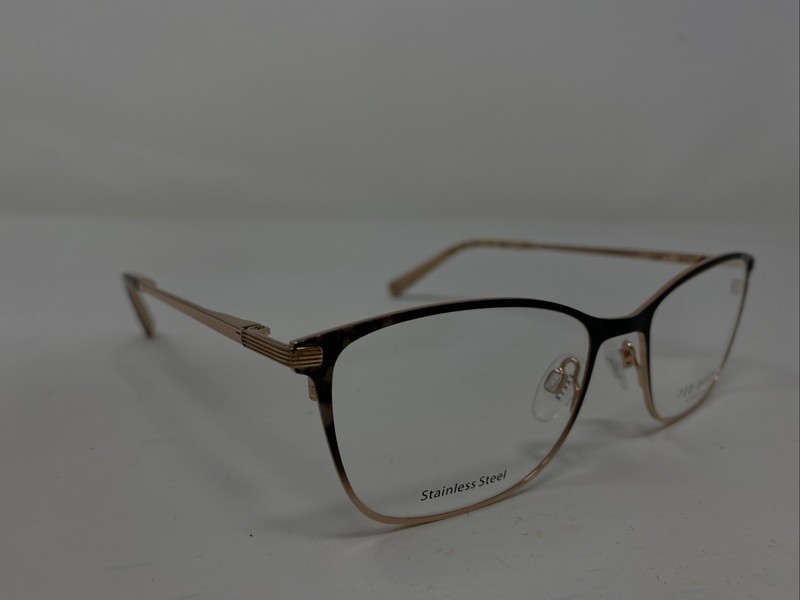 Ted Baker TW522 BLK 52-17-135 B:36 Black/Rose Gold Full Rim Eyeglasses Frame 208 gallery
