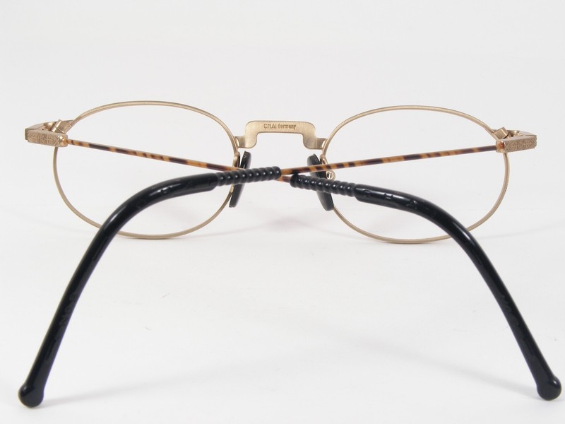 Vintage CHAI 8 So1 F12 UNIQUE RARE EYEGLASSES GLASSES FRAME 46-22-154mm (NOTES) gallery