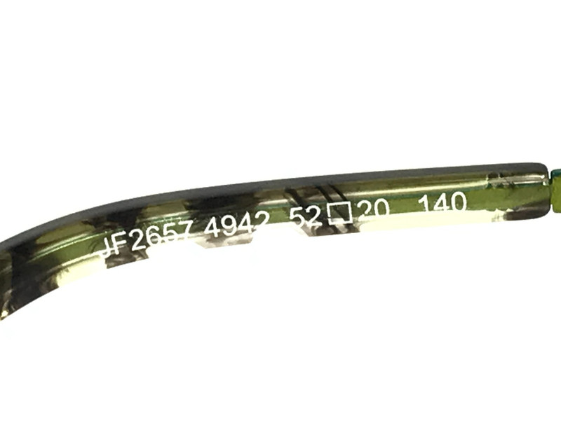 J.F. Rey Eyeglasses Frames JF2657 4942 Green Cat Eye Full Rim 52-20-140 gallery