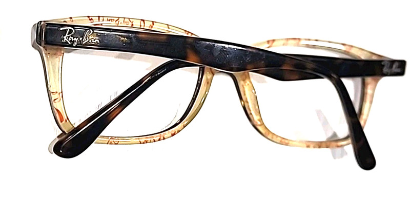 Ray Ban RB5228 5057 Tortoise Red Square Eyeglasses Frame 53/17 140 gallery