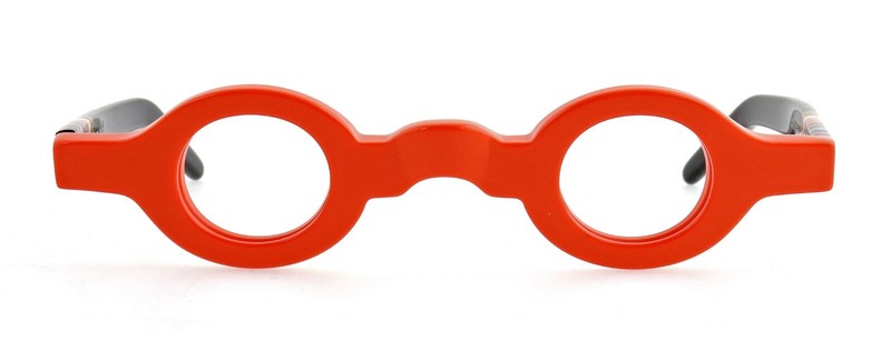 New C L’optique 2588 AB1722/B007 28-38 Orange Pantos Eyeglasses Frames Unisex
