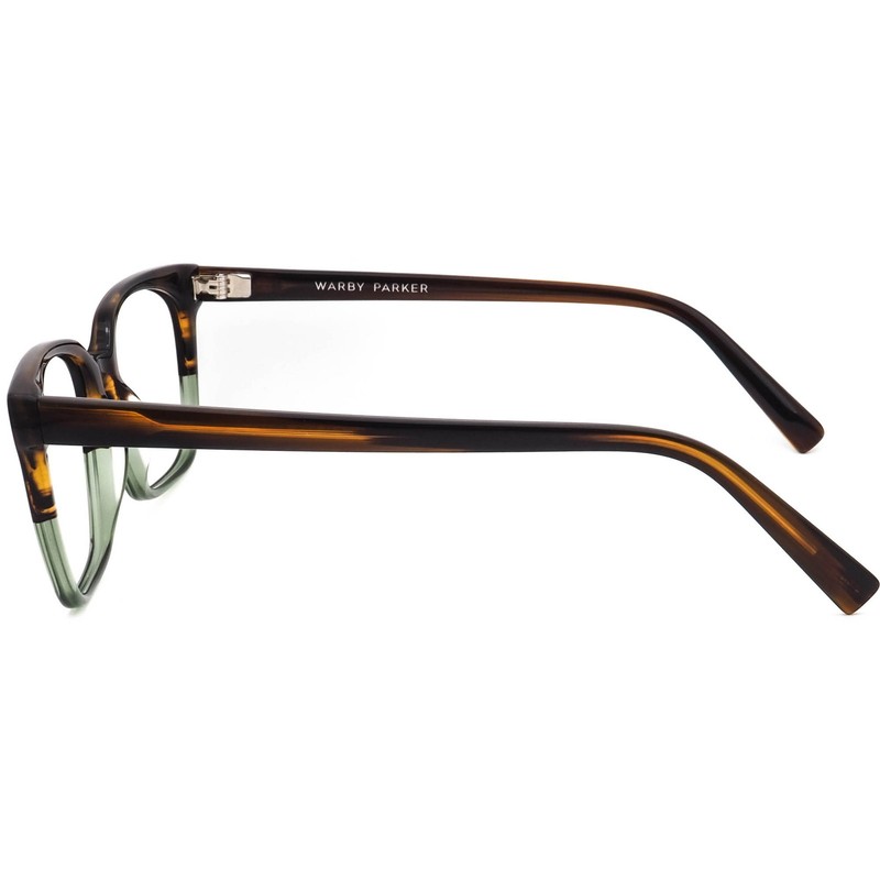 Warby Parker Eyeglasses Hughes M 723 Green Garnet Fade Square Frame 52[]17 140 gallery