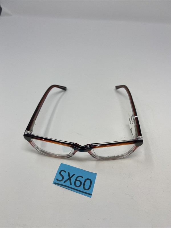 OUTSPOKEN EYEGLASSES FRAME OA1602 03 51-17-140 BURGUNDY STRIPE/BROWN SX60 gallery