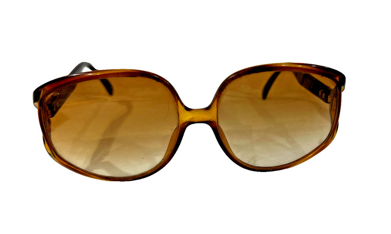 Christian Dior Sunglasses – Oversized Amber Frame ONLY 70s 80s Glam Vintage
