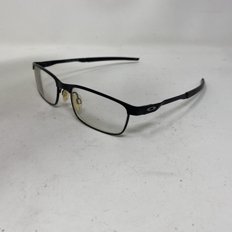 Oakley OX3222-0154 STEEL PLATE Powder Coal 54-18-141 Black Eyeglasses Frame CV00 gallery