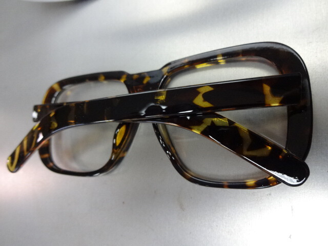 OVERSIZE VINTAGE RETRO Style Clear Lens EYE GLASSES Large Tortoise Fashion Frame gallery