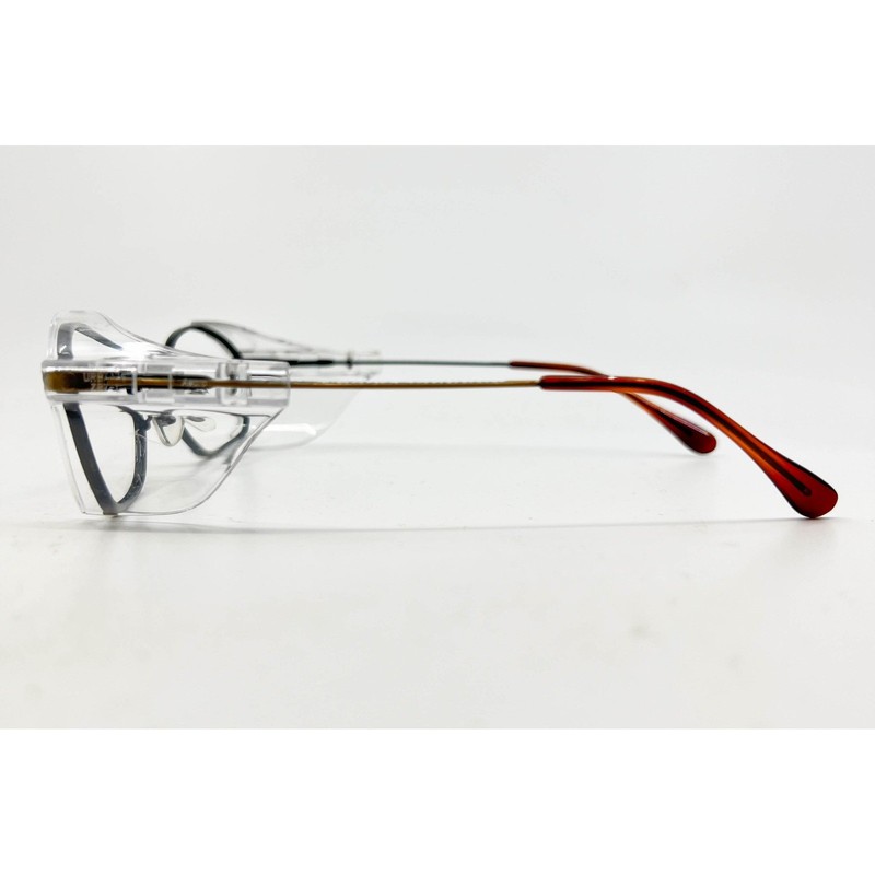AO Safety Urban 2 Demi Bronze Safety Glasses Z87-2 135 Round Tortoise Frames gallery