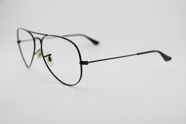 RAY-BAN RB 3025 L2823 BLACK AVIATOR AUTHENTIC EYEGLASSES 58-14