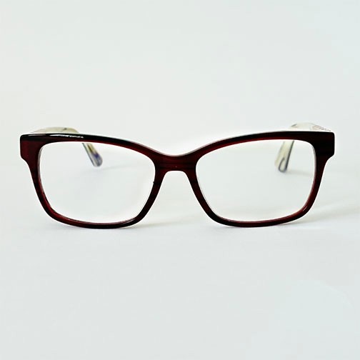 L.A.M.B LA1060 Burgundy Tan B:39 Designer Eyeglasses 53-16