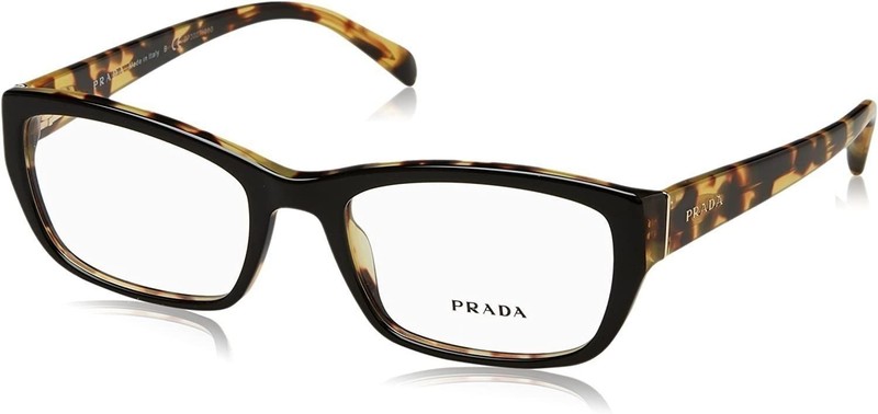 Prada PR 18OV NAI1O1 52mm Black/Havana Eyeglasses
