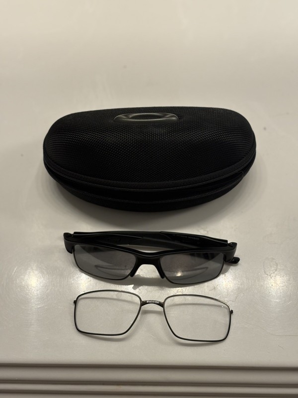 NEW Oakley Crosslink Switch OX3128-0153 Satin Black Eyeglasses Frames 53-18-140